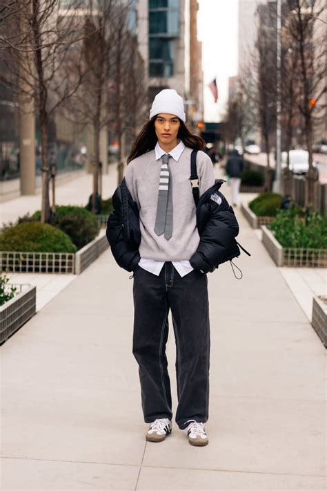 polo and baggy pants.